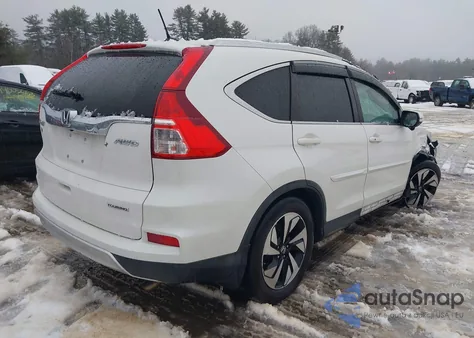 2015 Honda Cr-V Touring from USA, damaged, VIN 5J6RM4H97FL132213